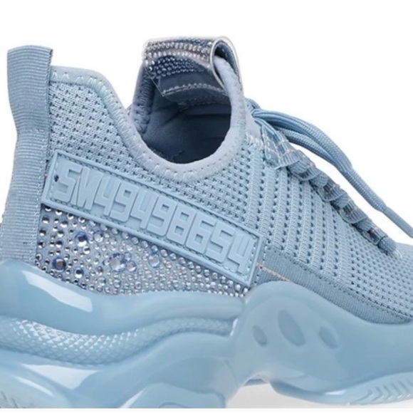 Steve Madden Maxima Baby Blue Sneakers - Picture 6 of 8